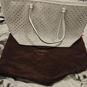 White Kate Spade handbag
